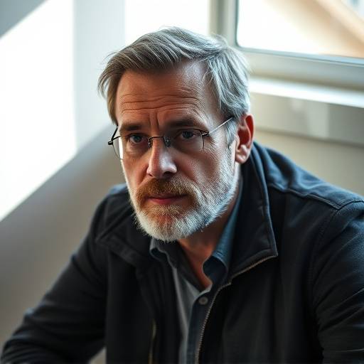 Porträt von David Schwarz, Dozent für Filmschauspiel an der Schauspielschule Zürich